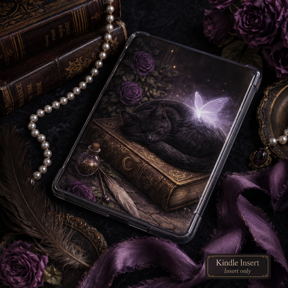 Black Cat Kindle Insert