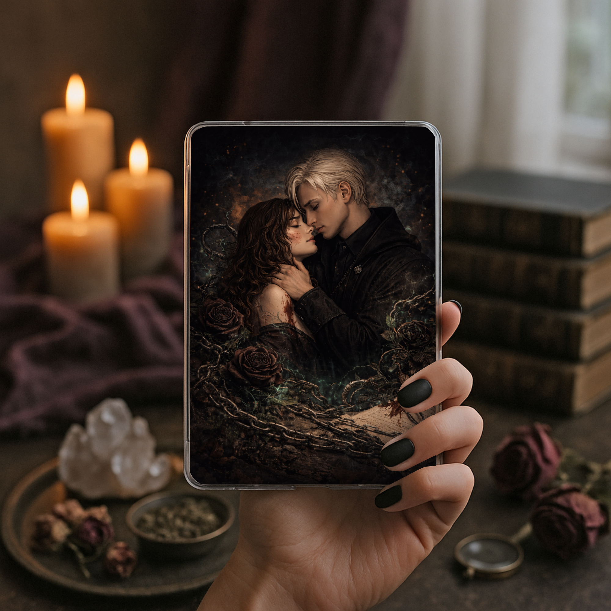 Dramione Kindle Insert – Dark Romance Fantasy Case Art