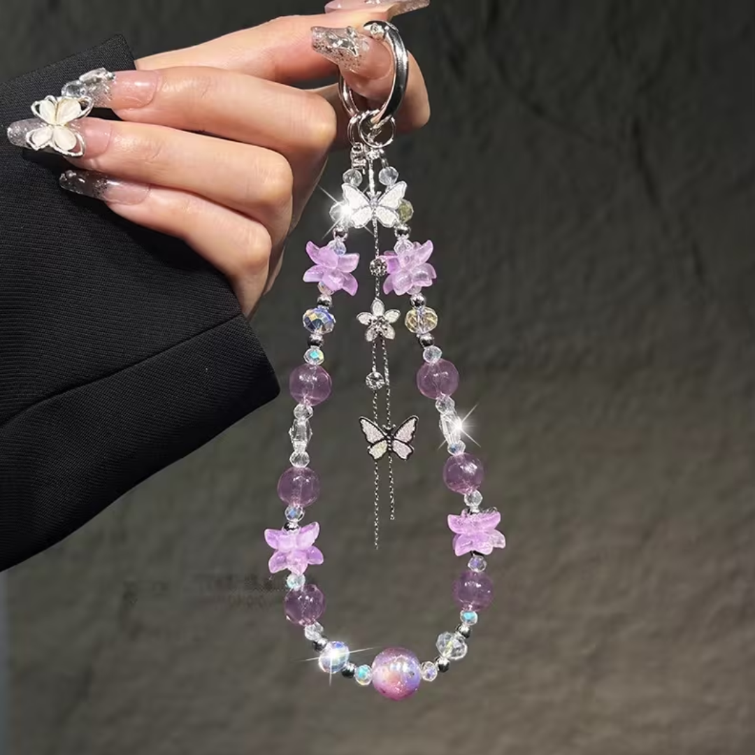 Butterfly crystal Kindle charm aesthetic Kindle back accessory for readers and book lovers