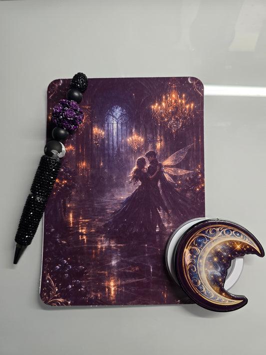 Celestial fae romance Kindle insert designed for clear case fantasy accessory